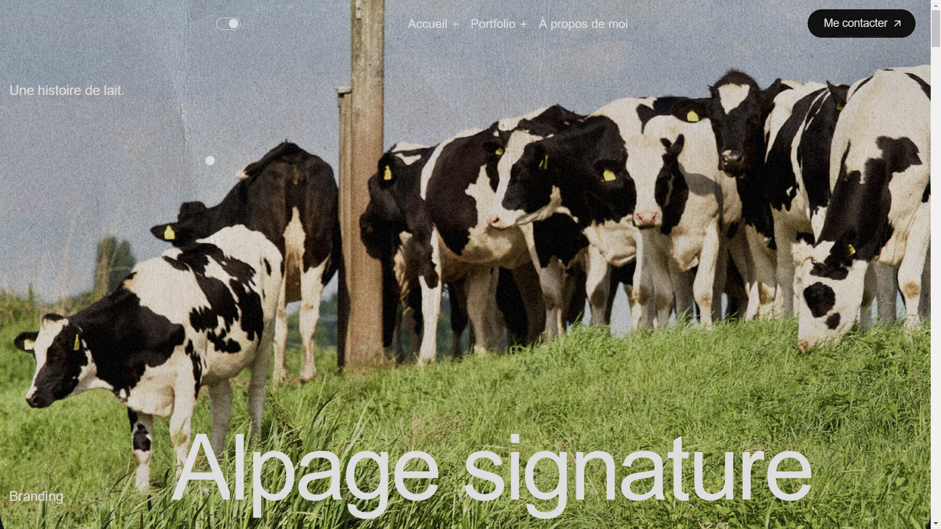 Prévisualation projet Alpage signature