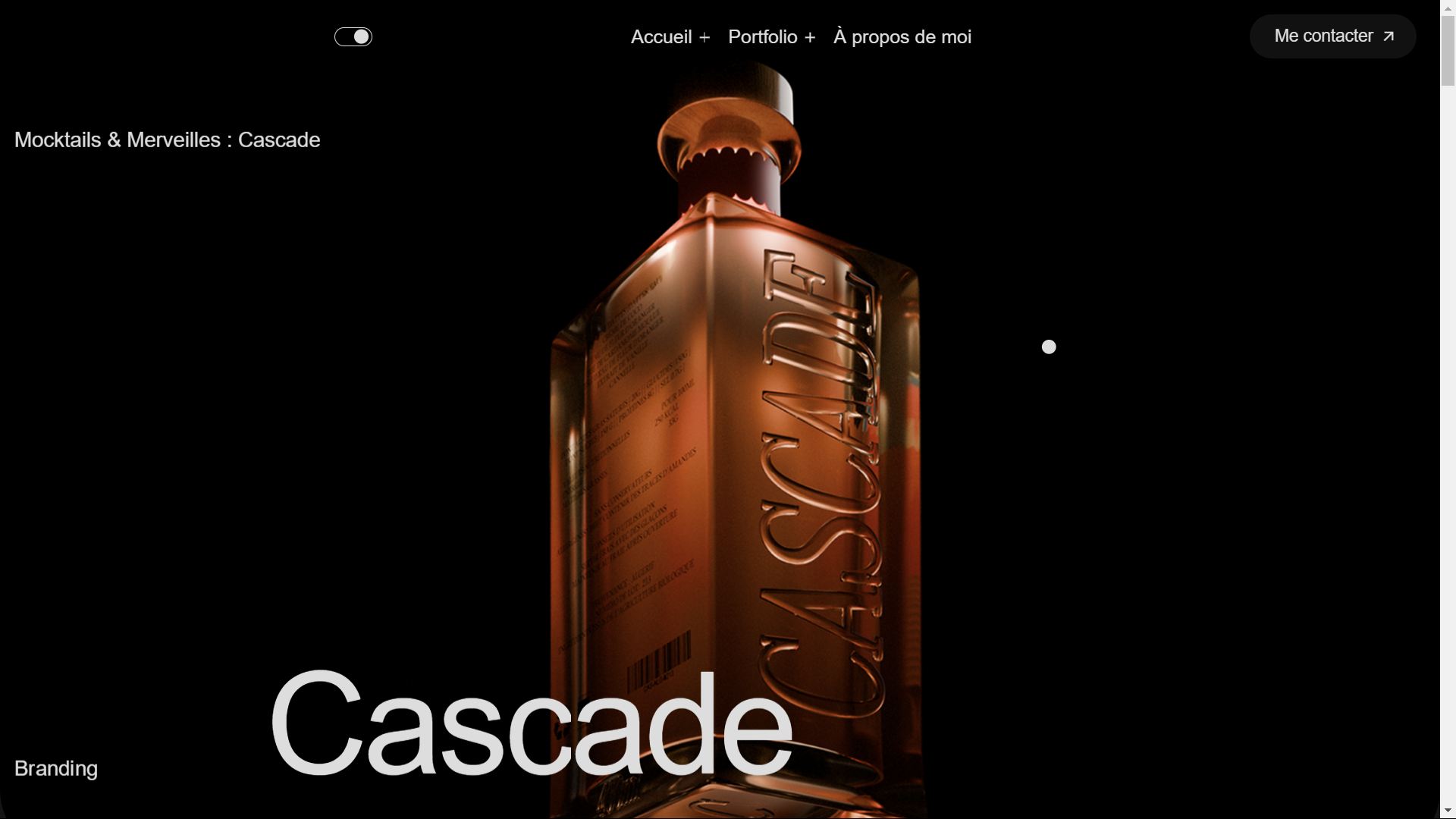 Prévisualation projet Cascade